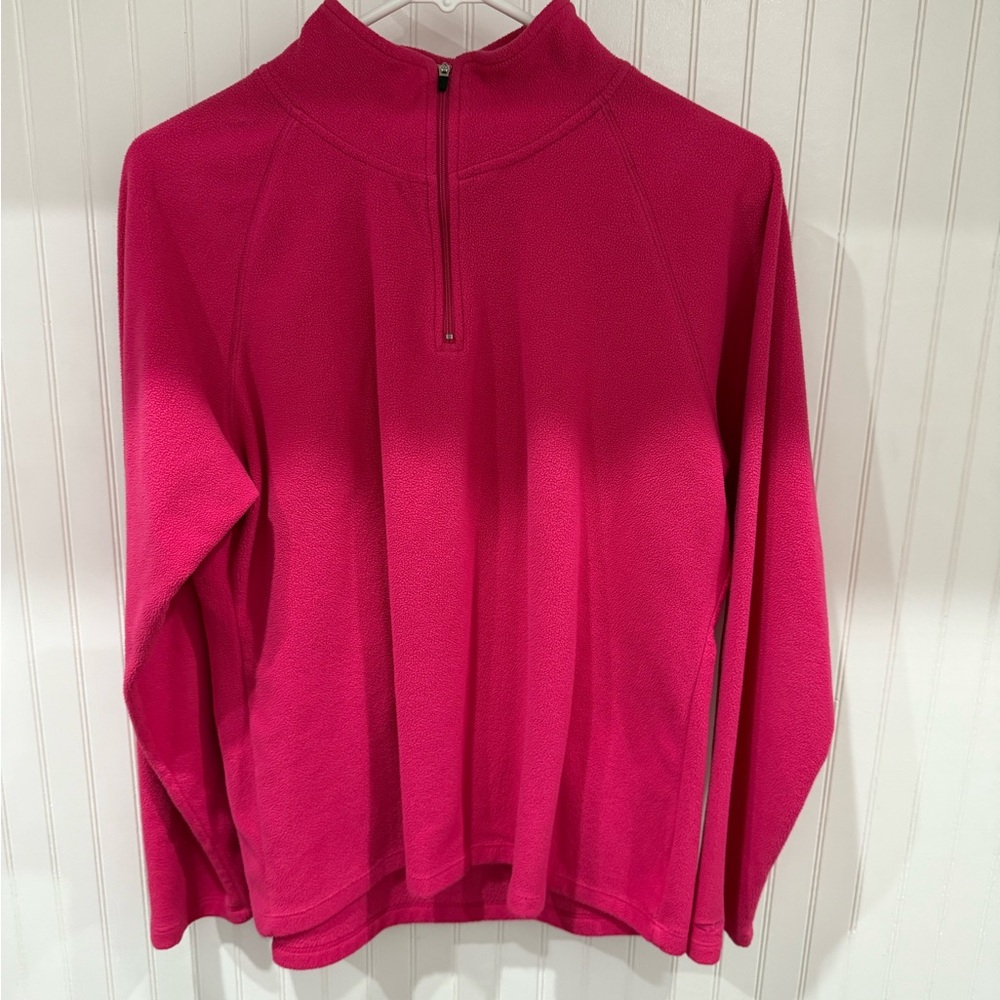 Champion Women's Fuchsia Quarter-Zip Sweatshirt